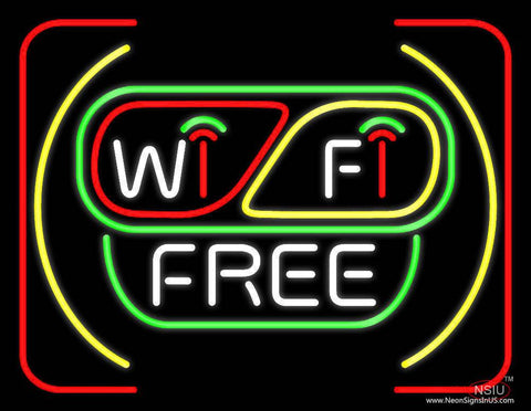 Wifi Free Red Border Real Neon Glass Tube Neon Sign 