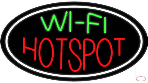 Wi Fi Hotspot Real Neon Glass Tube Neon Sign 