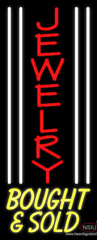 White Line Jewelry Bought And Sold Real Neon Glass Tube Neon Sign 