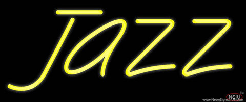 Yellow Jazz Real Neon Glass Tube Neon Sign