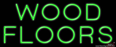 Wood Floors Real Neon Glass Tube Neon Sign 