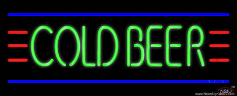 Cold Beer Real Neon Glass Tube Neon Sign 