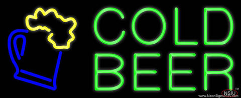 Cold Beer Real Neon Glass Tube Neon Sign