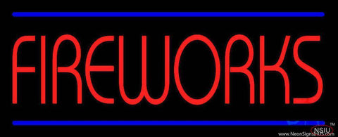 Fireworks Real Neon Glass Tube Neon Sign