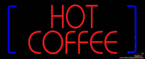 Red Hot Coffee Real Neon Glass Tube Neon Sign 