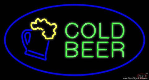 Cold Beer Real Neon Glass Tube Neon Sign 