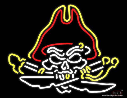Pirate Skull Real Neon Glass Tube Neon Sign 