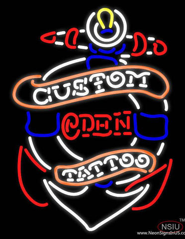 Nautical Tattoo Real Neon Glass Tube Neon Sign 