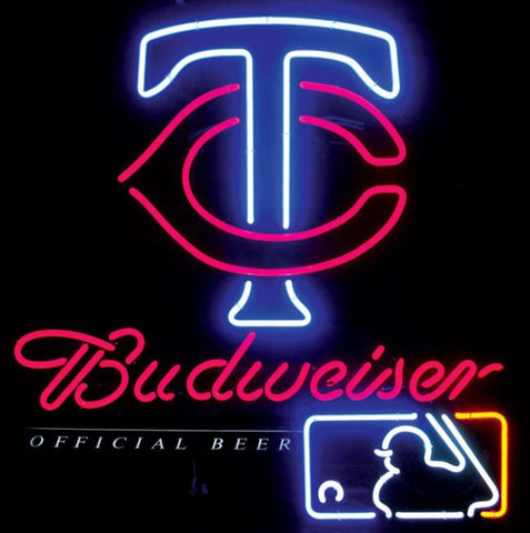 Neon Sign Budweiser Minnesota Twins