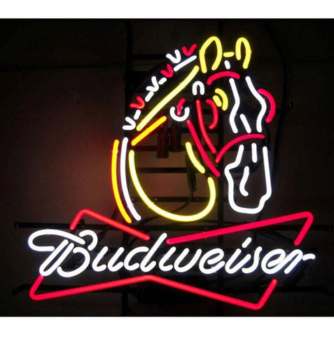Neonetics Business Signs Budweiser Clydesdale Neon Sign 