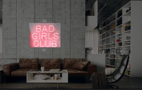 New Bad Girls Club Neon Art Sign Handmade Visual Artwork Wall Decor Light 