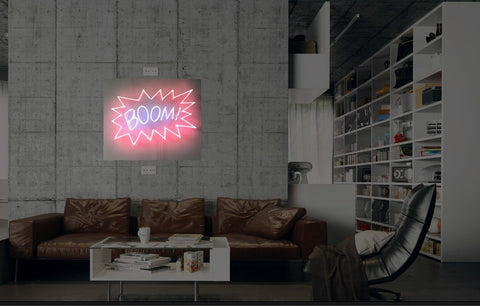 Led neon outlet sign wall decor
