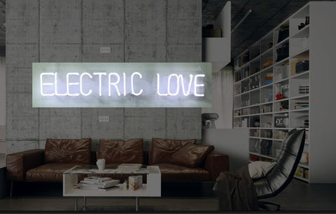 New Electric Love Neon Art Sign Handmade Visual Artwork Wall Decor Light