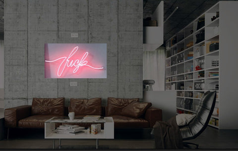 New Fk Neon Art Sign Handmade Visual Artwork Wall Decor Light 