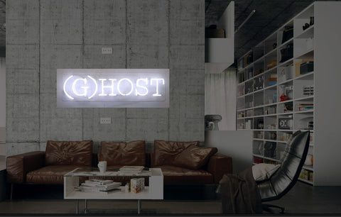 New Ghost Host Neon Art Sign Handmade Visual Artwork Wall Decor Light 