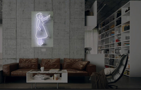 New Girl Neon Art Sign Handmade Visual Artwork Wall Decor Light 