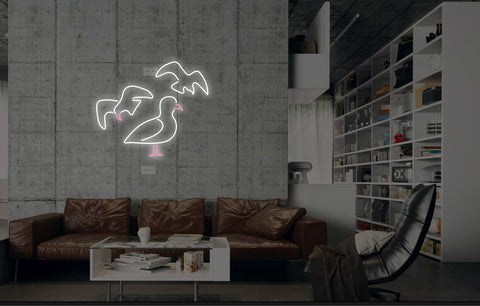 New Pigeon Peace Dove Neon Art Sign Handmade Visual Artwork Home Wall  Light 