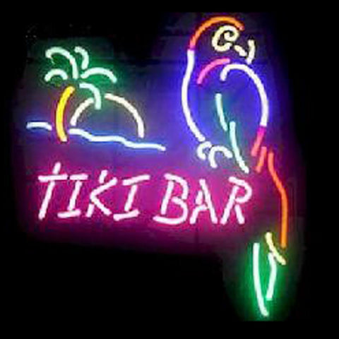 Neon Tiki Bar Signs