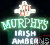 Murphy's Irish Amber  Neon Beer Sign 