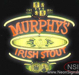 Murphy's Irish Stout Neon Beer Sign 