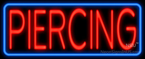 Piercing Neon Sign 