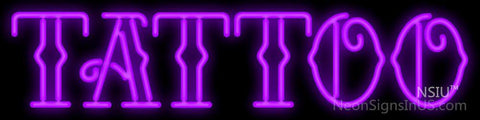 Purple Tattoo Neon Sign