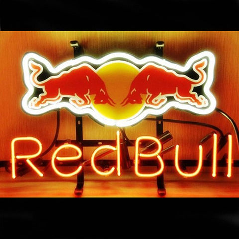 Red bull led neon sales sign