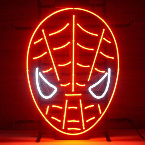 Professional  Red Spiderman Neon Sign 