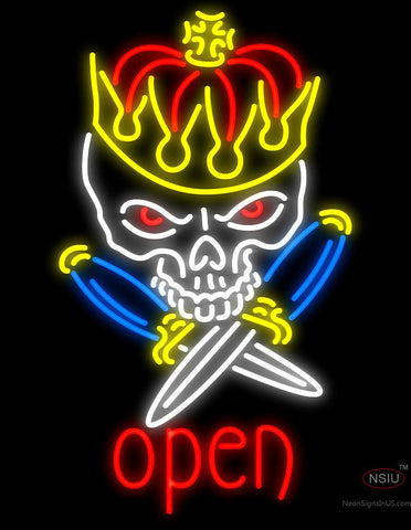 Royal Skull Tattoo Neon Sign 