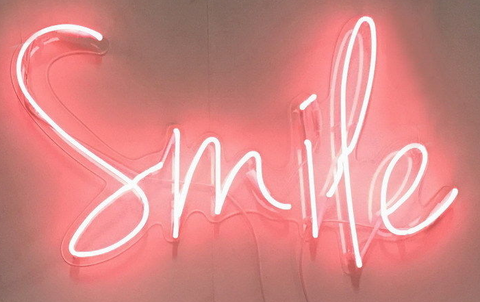 Smile Handmade Art Neon Sign