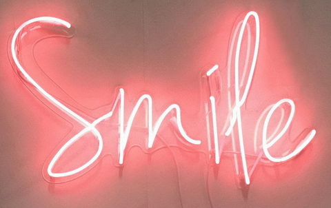 Smile Handmade Art Neon Sign Custom Neon Sign