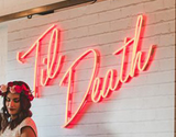 Til Death Handmade Art Neon Signs