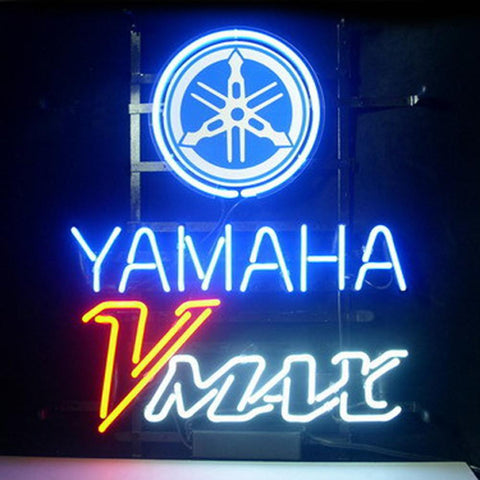 Professional  Yamaha V Max Shop Open Neon Sign 