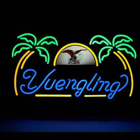 Professional  Yuengling Palm Tree Neon Sign