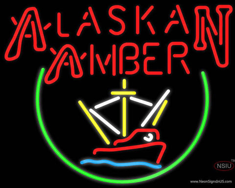 Alaskan Amber Trawler Neon Beer Sign 