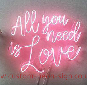 All You Need Is Love Pink Wedding Home Deco Neon Sign 