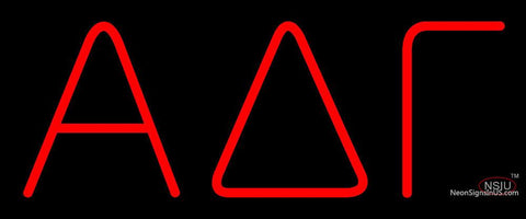 Alpha Delta Gamma Neon Sign  