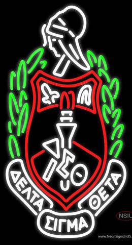 Alpha Gamma Sigma Fraternity Logo Real Neon Glass Tube Neon Sign 