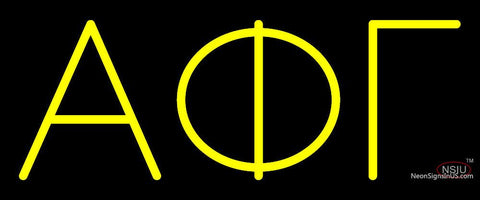 Alpha Phi Gamma Sorority Neon Sign  