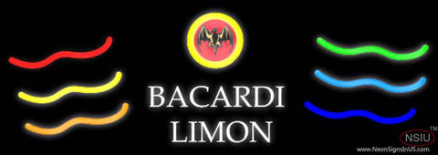 BACARDI Limon Multi Colored Neon Rum Sign 
