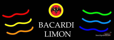 BACARDI Limon Multi Colored Neon Rum Sign 