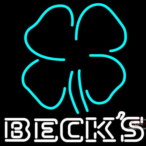 Becks Clover Neon Beer Sign x