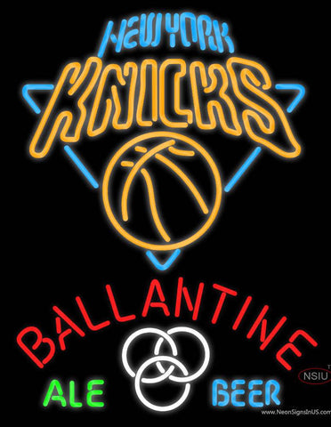 Ballantine New York Knicks Neon Beer Sign