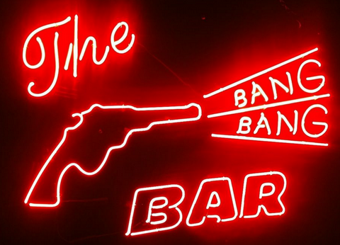 Bang Bang the Bar Handmade Art Neon Signs 