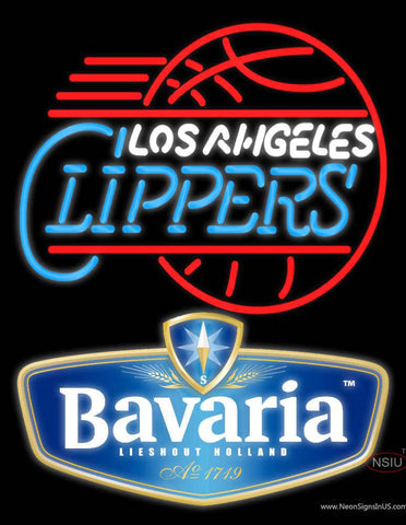 Bavarian Los Angeles Clippers Neon Beer Sign