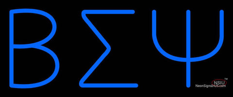 Beta Sigma Psi Neon Sign  