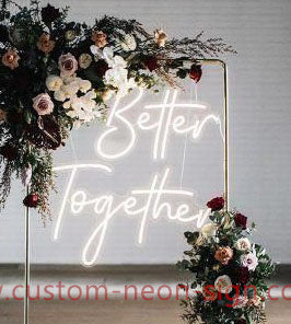 Better Together Wedding Home Deco Neon Sign