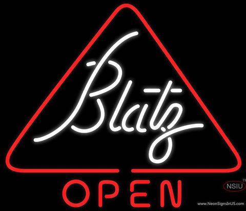 Blatz Open Neon Beer Sign