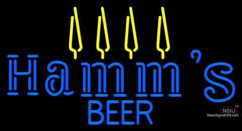 Blue Hamms Beer Neon Sign