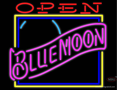 Blue Moon Classic Open Neon Beer Sign 